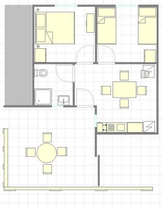 Sunny Bi-Pi Apartment Pag Town Esterno foto